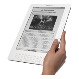 Amazon Kindle DX 3ème édition Manuel utilisateur | Fixfr