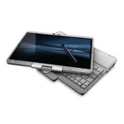 HP EliteBook 2740p Tablet PC Manuel utilisateur | Fixfr