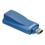 Trendnet TFM-560U TRENDnet&rsquo;s 56K (V.90) High Speed USB Fax Modem Manuel utilisateur