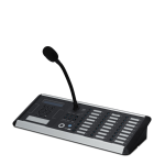 RCF BM 7624D DESK-TOP EMERGENCY MICROPHONE CONSOLE sp&eacute;cification