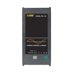 AEMC PEL 102 and PEL 103 Manuel utilisateur | Fixfr