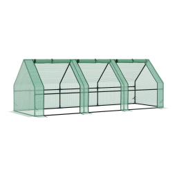 Outsunny 01-0469 9' x 3' x 3' Portable Mini Greenhouse Outdoor Garden Manuel utilisateur | Fixfr