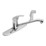 Symmons S-248-2-STN-LAM-1.5 Origins 2-Handle Kitchen Faucet with Side Sprayer in Satin Nickel (1.5 GPM) sp&eacute;cification