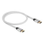 DeLOCK 85365 Ultra High Speed HDMI Cable 48 Gbps 8K 60 Hz silver 0.5 m certified Fiche technique