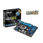 Asus H61M-E Motherboard Manuel utilisateur