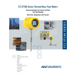 Fluid Components International ST100 series Manuel du propri&eacute;taire