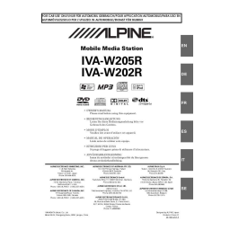 ALPINE IVX-C806, IVX-M706, CVA-1006R | AI Chat & PDF | Fixfr