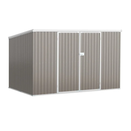 Outsunny 845-680CG 11' x 6' x 6' Steel Garden Storage Shed Mode d'emploi | Fixfr