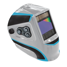 GYS LCD ERGOTECH+ 5/9-9/13 SILVER TRUE COLOR HELMET Fiche technique | Fixfr