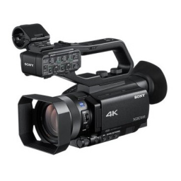 Sony HXR-NX80 Manuel utilisateur | Fixfr