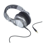 Shure SRH940 Professional Reference Headphones Mode d'emploi