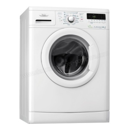 Whirlpool AWOD 7455 Washing machine Manuel utilisateur | Fixfr