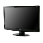 Acer H234H Monitor Guide de d&eacute;marrage rapide