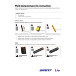 Giant Multi Seatpost Type ISC Instructions Mode d'emploi