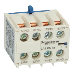 Schneider Electric blind time switch +/- sensor connection Mode d'emploi | Fixfr