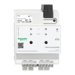 Schneider Electric KNX- Actionneur de variation REG-K 2x230/300W Mode d'emploi