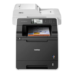 Brother MFC-L8850CDW Color Fax Mode d'emploi | Fixfr