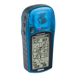 Garmin eTrex Legend® Manuel utilisateur | Fixfr