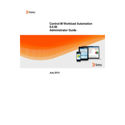 BMC Control-M Workload Automation 9.0.00 Guide de démarrage rapide | Fixfr