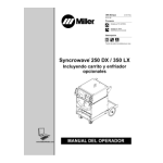 Miller SYNCROWAVE 250 DX Manuel utilisateur