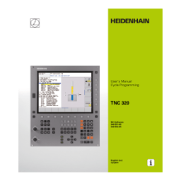 HEIDENHAIN TNC 320/340 551-05 CNC Control Manuel utilisateur | Fixfr