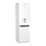 Whirlpool BSNF 8101 W AQUA Fridge/freezer combination Manuel utilisateur