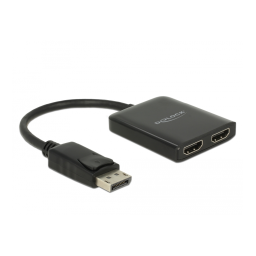 DeLOCK 87769 DisplayPort 1.4 Splitter 1 x DisplayPort to 2 x HDMI MST Fiche technique | Fixfr