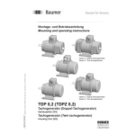 Baumer TDP0,2E LS-4 0099004030 Tachogenerator Fiche technique