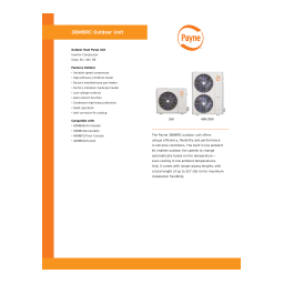 Payne 40MBAB Air Handler Ductless System Manuel du propriétaire | Fixfr