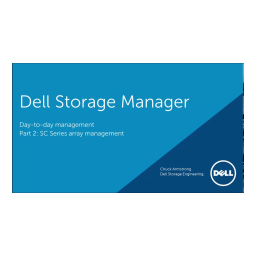 Dell Storage Manager storage software Manuel utilisateur | Fixfr