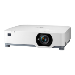 NEC PE455UL Manuel utilisateur | Fixfr