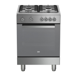 Beko FSG62120DXMCS Cuisinière gaz Manuel utilisateur | Fixfr