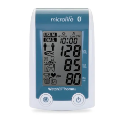 Microlife WatchBP Home A BT Bluetooth® home blood pressure monitor with AFIB* technology Manuel utilisateur | Fixfr