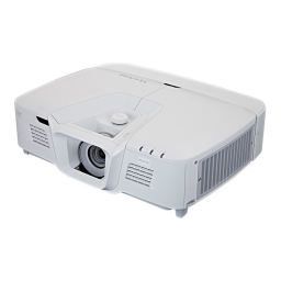 ViewSonic PRO8800WUL-S PROJECTOR Mode d'emploi | Fixfr