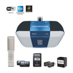 Chamberlain B1381 Corner to Corner Lighting&trade; LED Wi-Fi Garage Door Opener Installation manuel