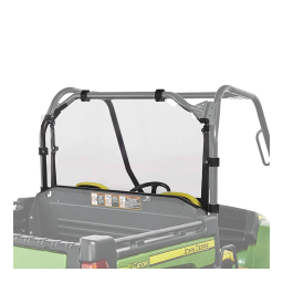 Kolpin 2744 UTV Windshield - Rear Panel - John Deere® Manuel du propriétaire | Fixfr