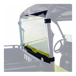 Kolpin 2734 UTV Windshield - Rear Panel - John Deere® Manuel du propriétaire | Fixfr