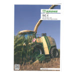 Krone BiG X 600 -1, 700 -1, 850 -1, 1100 -1 Mode d'emploi