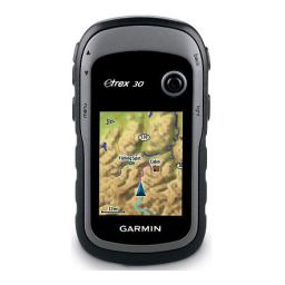 Garmin eTrex 30 Mode d'emploi | Fixfr