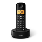 Philips D1601A/34 T&eacute;l&eacute;phone fixe sans fil Manuel utilisateur