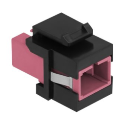 DeLOCK 86815 Keystone Module SC Simplex female to SC Simplex female violet / black Fiche technique | Fixfr