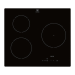 Electrolux E6203IOK Table induction Manuel utilisateur