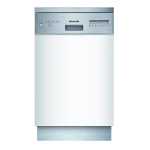 Brandt VS1009X Built-in dishwasher Manuel utilisateur