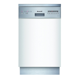 Brandt VS1009X Built-in dishwasher Manuel utilisateur | Fixfr