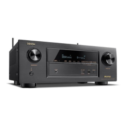 Denon AVR-X2300W AMPLI-TUNER AUDIO/VIDÉO RÉSEAU Manuel du propriétaire | Fixfr