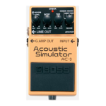 Boss AC-3 Acoustic Simulator Manuel du propri&eacute;taire