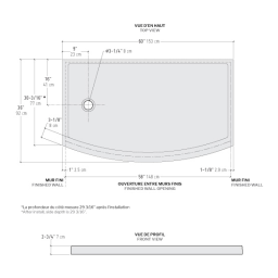 Fleurco ADQ Bowfront Base spécification | Fixfr