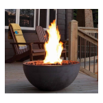 Kingsman Fireplaces Firebowl FPB30/32T Thermocoupled Manuel utilisateur