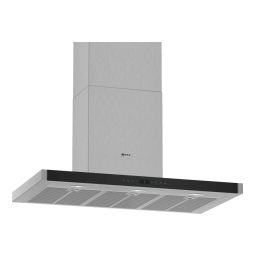 Neff D95BMP5N0 Hotte décorative murale Owner's Manual | Fixfr