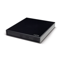 LaCie Slim DVD±RW Manuel utilisateur | Fixfr